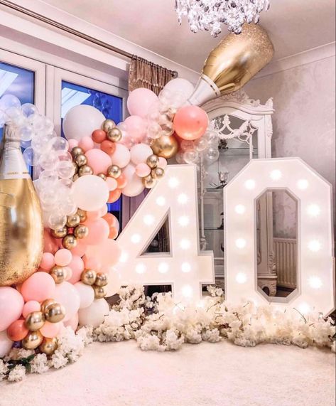 40 And Fabulous Party, 40th Birthday Ideas, 40th Birthday Themes, 40 Birthday, 40 And Fabulous, Fabulous Birthday, 40th Birthday Parties, Pink Themes, Believe Me