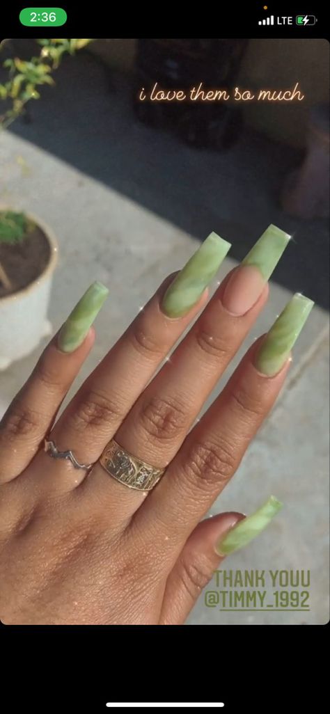 Sage Green Birthday Nails, Sage Acrylic Nails, Light Green Nails Acrylic, Sage Green Nails Acrylic, Sage Aesthetic, Nail Designs Bling, Tan Nails, Long Nail Art, Finger Paint