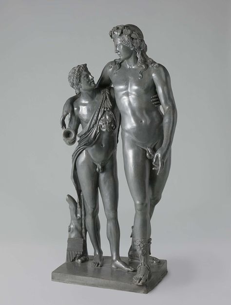 Bacchus and Ampelos, Francesco Righetti, 1782 Dionysus God, Roman Gods, Greek And Roman Mythology, Roman Mythology, Cowboy Art, Gay Art, Bronze Sculpture, Fell In Love, Sculpture Art