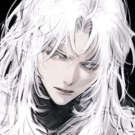 Anime Discord Pfp, Guys With White Hair, White Hair Men, Boy With White Hair, Angel Character, White Hair Anime Guy, Anime Long Hair, Long White Hair, 얼굴 드로잉