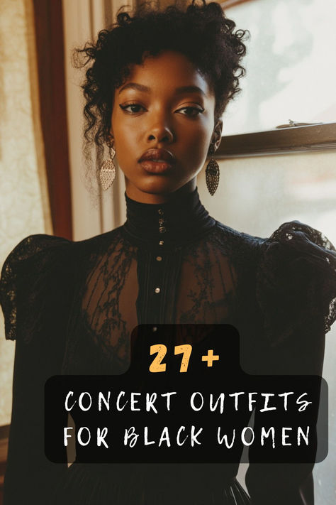 Want to make a bold statement at your next concert? Check out these 27 edgy concert outfit ideas for black women that showcase your unique style! From leather jackets to statement accessories, these looks will keep you fierce and fabulous. Click to find your edgy concert style! 🎸✨👖🔥
#EdgyConcertOutfits #BoldFashion #FashionInspiration #ConcertStyle #ChicLooks #TrendyFashion #BlackWomenStyle Ska Concert Outfit, What To Wear To A Bruno Mars Concert, How To Style Sheer Tops, Battle Of The Bands Outfit, Concert Tshirt Outfit, Kaytranada Concert Outfit, Janet Jackson Concert Outfit Ideas, Usher Concert Outfit, Rock Band Outfits