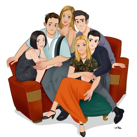 Henn Kim, Friendship Anniversary, Friends Episodes, Friends Poster, Ross Geller, Friends Cast, 90s Tv, Friends Moments, Phoebe Buffay