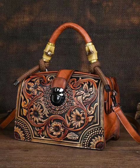 Stylish Purses And Handbags, Floral Interior, Vintage Floral Pattern, Handbag Patterns, Beautiful Handbags, Handmade Handbags, Vintage Models, Types Of Bag, Boho Stil