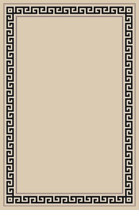 Greek Frame Design, Greek Posters Mythology, Greek Presentation Design, Ancient Greek Background, Greek Border Design, Greek Border Pattern, Greek Design Pattern, Greek Background, Greek Border