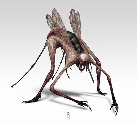 Mutant Monster, Dark Dungeon, Monster Artwork, Dark Creatures, Beast Creature, Chaotic Neutral, Dnd Monsters, Monster Concept Art, Fantasy Monster