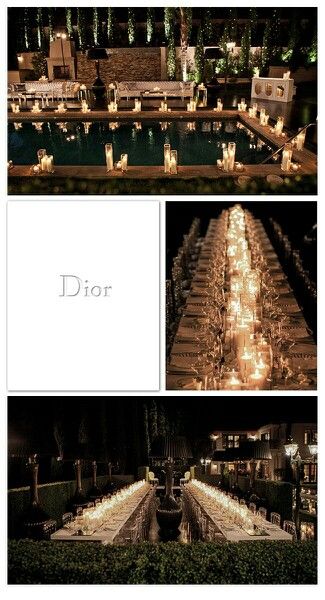 Dior dinner party Dior Dinner Party, Ny Party, Saturday Dinner, Corporate Events Decoration, Luxury Hospitality, Pool Wedding, Epic Party, White Lilac, Event Design Inspiration