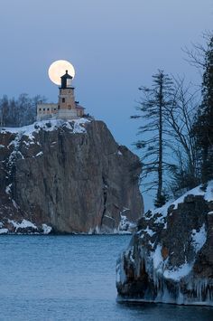 Splitrock Lighthouse, Winter Lighthouse, Lighthouse Photography, Split Rock Lighthouse, Lighthouses Photography, Split Rock, Photography Night, Lighthouse Photos, Lighthouse Pictures