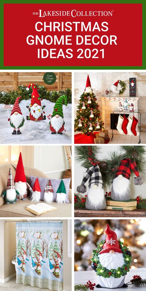 Gnome Themed Christmas Table, Gnome Christmas Theme Ideas, Gnome Christmas Decor Ideas, Gnome Decorated Christmas Tree, Christmas Gnome Decorating Ideas, Gnome Themed Christmas, Diy St Patricks Day Wreath, Christmas Gnome Decor, Gnomes For Christmas