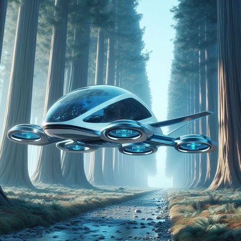 Hover Car, Future Concept Cars, Concept Vehicles Sci Fi, Future Transportation, Luxury Private Jets, Future Buildings, Flying Vehicles, Air Fighter, Flying Car