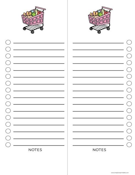 Love Printables, Kitchen Printables, Shopping List Template, Printable Graph Paper, Weekly Planner Free Printable, Weekly Planner Free, Printable Shopping List, Writing Paper Printable Stationery, Scrapbook Cover