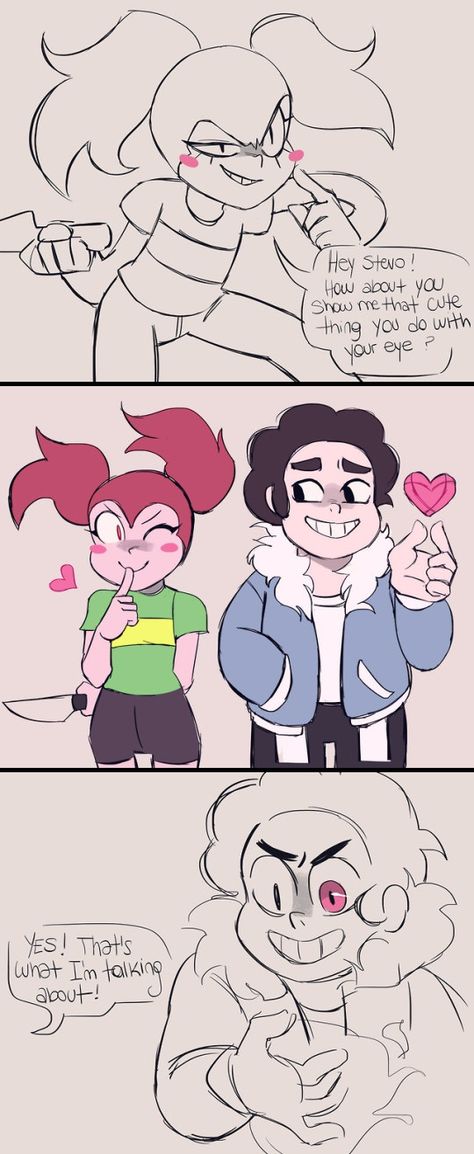 Undertale x Steven Universe Undertale Steven Universe, Steven Universe Steven X Spinel, Steven Universe X Undertale, Steven Universe Comic Funny, Steven Universe X Spinel, Spinel X Steven, Steven X Spinel, Steven Universe Spinel, Steven Universe Crossover