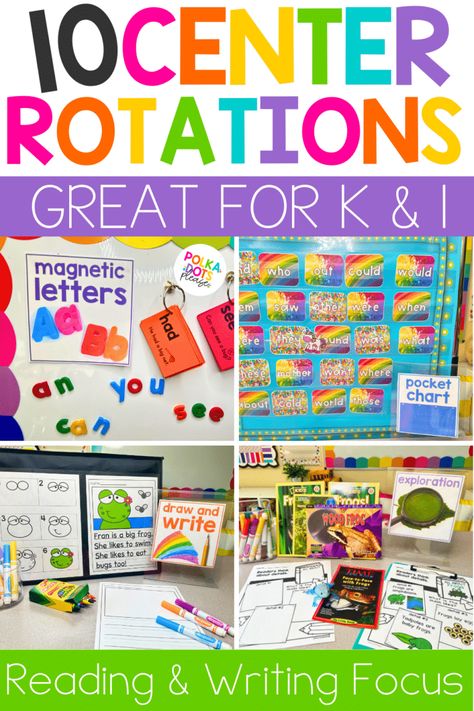 10-center-rotations Station Ideas For First Grade, No Prep Literacy Centers Kindergarten, Kindergarten Center Ideas Free, Elar Centers Kindergarten, Amplify Texas Reading, How To Set Up Kindergarten Centers, Kindergarten Math Tool Kit, Classroom Ideas 1st Grade, First Grade Ela Centers