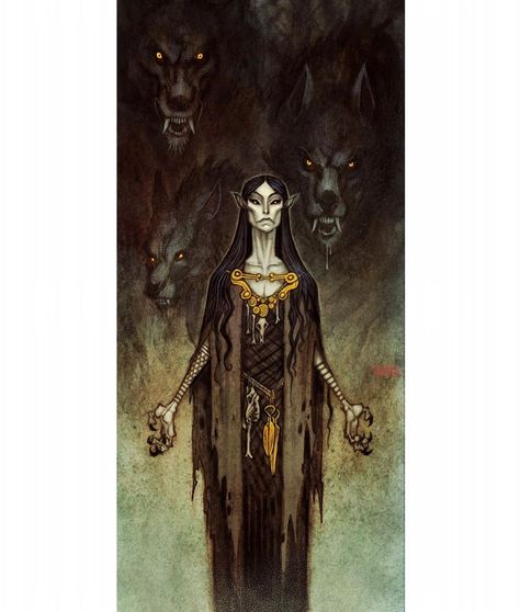 Johan Egerkrans (@johan_egerkrans_illustrator) posted on Instagram: “New signed print in the webshop! Angrboda - mighty witch of the Iron Woods and mother to monsters like Hel, Fenrir and Jörmungandr. Link…” • Nov 1, 2021 at 8:07am UTC Johan Egerkrans, Classic Rpg, Ancient Forest, Black Tree, Book Dragon, Fantasy Aesthetic, Magic Art, Norse Mythology, Sign Printing