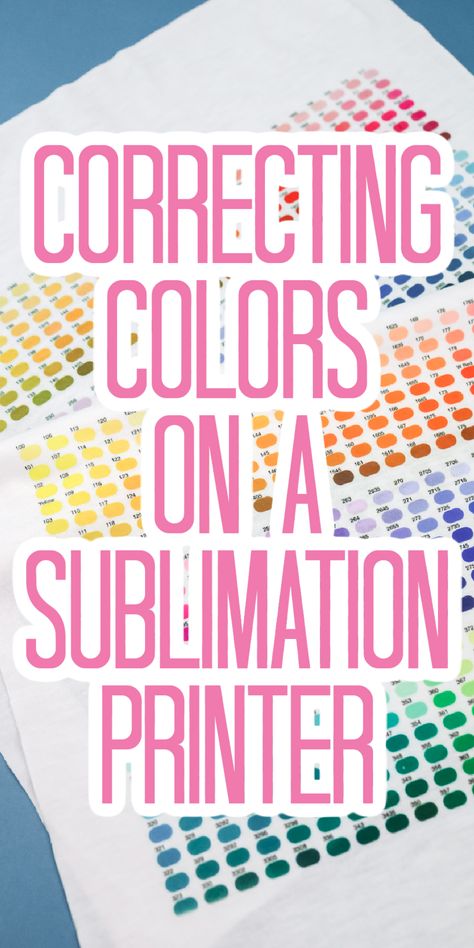 Have you used ICC profiles for sublimation? I am sharing all about how to find them, use them, and what differences they can make! #sublimation #iccprofile #colorcorrection Sublimation On Colored Shirts, Sublimation Project Ideas, How To Make Sublimation Shirts, Sublimation Gifts Ideas, Sublimation Tshirt Designs, Sublimation Hacks, Sublimation Ideas Projects, Sublimation Shirt Ideas, Sublimation Gift Ideas