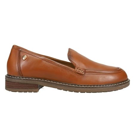 The Jaylin casual loafers are going to be your go-to shoe. It features superior arch support, eFlex technology, and is orthotic friendly. Plus, it offers a flexible outsole. Providing comfort over 35 years, Easy Spirit shoes are designed with benefits that keep you moving. Size: 9.  Color: Brown.  Gender: female.  Age Group: adult. Easy Spirit Shoes, Canvas Loafers, Spirit Shoes, Casual Dress Shoes, Easy Spirit, Slip On Loafers, Casual Loafers, Suede Sneakers, Brown Shoe