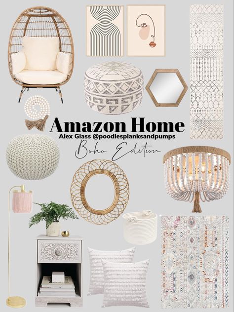 Boho Apartments, Best Of Amazon, Boho Chic Living Room, Apartment Decoration, Boho Chic Bedroom, Boho Room Decor, Amazon Home Decor, Boho House, Boho Bedroom Decor