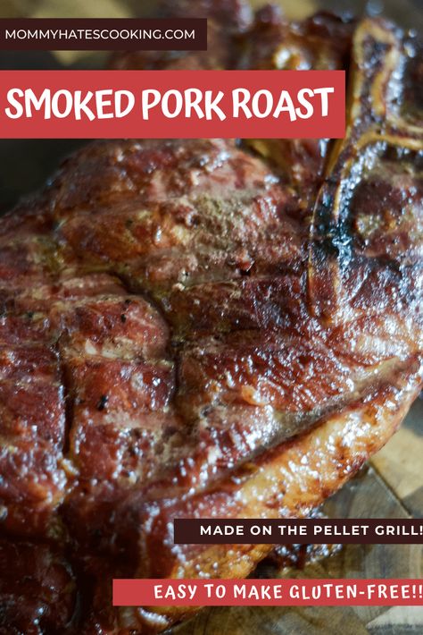 Grilled Pork Roast, Smoked Pork Roast, Pork Sirloin Roast, Boneless Pork Roast, Pork Sirloin, Pork Roast Recipes, Pork Shoulder Roast, Smoked Pulled Pork, Pellet Grill Recipes