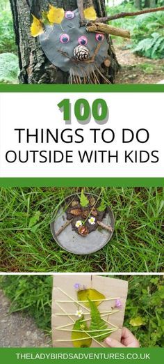 Fun Things To Do Outside, Nature Activities For Kids, Outdoor Nature Activities, Outside Activities For Kids, Things To Do Outside, Outdoor Learning Activities, Forest School Activities, Bored Jar, Fun Outdoor Activities