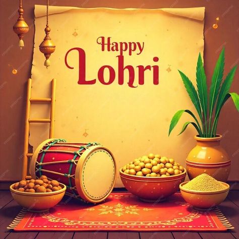 Happy Lohri holiday background for Punjabi festival | Premium AI-generated image Happy Lori Photo, Happy Lohri In Punjabi, Happy Lori, Lohri Background, Happy Lohri Wallpapers, Lohri Wallpaper, Lohri Images, Happy Lohri Images, Lohri Greetings