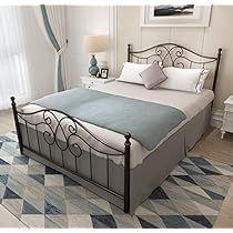 Basic Bed Frame, Basic Bed, Full Size Metal Bed Frame, Queen Size Metal Bed Frame, Bed Frame No Box Spring, Queen Metal Bed, Black Metal Bed Frame, Black Metal Bed, Black Bed Frame