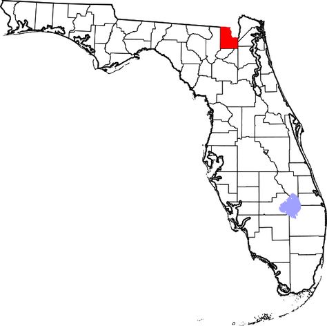 File:Map of Florida highlighting Baker County.svg - Wikipedia Time Zone Map, Time Change, Map Of Florida, Franklin County, Broward County, Strengthening Exercises, Palm Beach County, Time Zone, Sunshine State