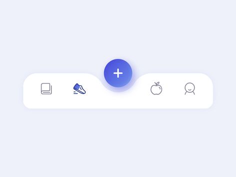 Mobile App Navigation Bar, Bottom Navigation, Libro Gravity Falls, To Do App, Tab Design, Ui Ux 디자��인, Navigation Design, Mobile App Design Inspiration, Ui Animation