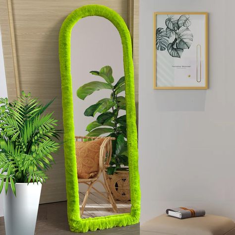 PRICES MAY VARY. 【Package Included】A soft fluffy full length mirror Cover, mirror is not included in package. 【Universal Size & More Colors】This fluffy cover suitable for the most popular size of the full length mirror, such as: 64"x21"; 63"x20"; 63" x 24"; 60"x20"; 65"x22", etc. The most suitable mirror size is 64"x21". It is high elastic and can stretch up to a maximum distance of 13.7 feet, wide: 3.94". So it's suitable for these full body mirrors which maximum cirumferencr does not exceed 13 Fluffy Mirror, Body Mirrors, Cover Mirror, Home Decor For Living Room, Warm Home Decor, Full Body Mirror, Room Ambiance, Warm Home, Body Mirror