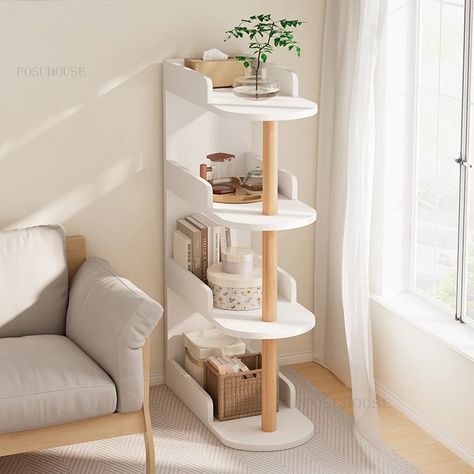 Nordic Living Room Bookshelf Furniture For Home Modern Minimalist Ultra Narrow Book Shelf Creative Design Cabinet Simple Shelves - Bookcases - AliExpress Nordic Bookshelf, Simple Shelves, Living Room Bookshelf, Narrow Bedside, Narrow Bedside Table, Design Cabinet, Room Bookshelf, Bookshelves In Living Room, Nordic Living Room