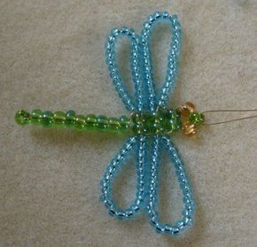 Bead Bugs, Beaded Dragon, Sudbury Ontario, Seed Beads Diy, Seed Bead Tutorials, Pola Manik, Beaded Dragonfly, Seed Bead Crafts, Pola Bordir