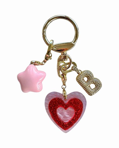 Car Keychain Accessories, Cute Bag Charms, Baby Doll Hair, Girl Keychain, Strawberry Girl, Keychain Charms, Girls Keychain, Lucky Charm Necklace, Initial Keychain