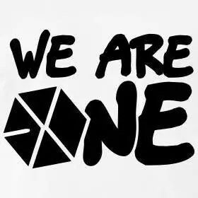 No EXO-K or EXO-M    WE ARE ONE !!!!!!! Exo Logo Design, Exo We Are One, Baekhyun Selca, Exo Cartoon, Font Sticker, Exo Logo, Boat Drawing, Exo Songs, Exo Wallpaper