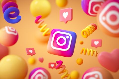 3d Composition, Instagram Application, Hand Holding Phone, Gain Instagram Followers, Background Instagram, Media Communication, Image Chat, Instagram Giveaway, Mobile Responsive