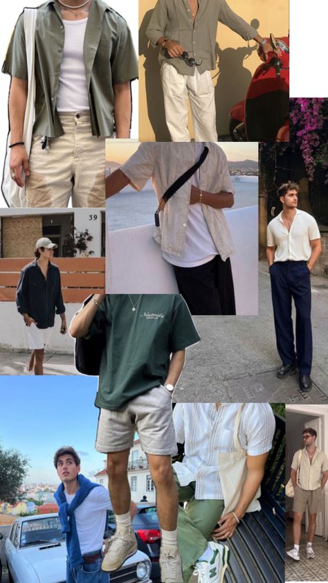 Thailand Outfit, Simple Casual Outfits, Trendy Boy Outfits, Classy Outfits Men, Color Combinations For Clothes, Mens Casual Dress Outfits, Guys Clothing Styles, Mens Fashion Streetwear, Cool Outfits For Men