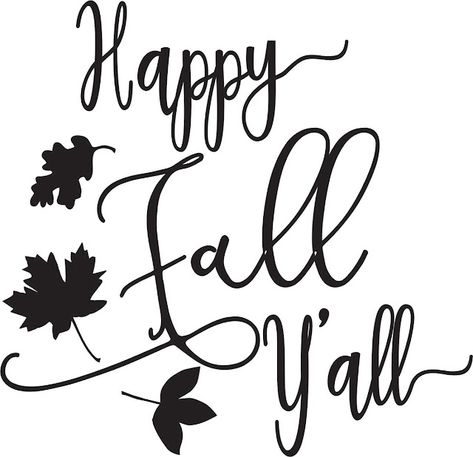 Happy Fall Y'all Free SVG Files Happy Fall Yall Printable, Printable Stencil, Happy Fall Yall, Font Ideas, Stencils Printables, Fall Yall, Free Stencils, Fall Svg, Free Svg Files