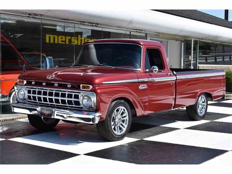 1965 Ford F100, Built Ford Tough, Old Ford Trucks, Classic Ford Trucks, Custom Truck, Old Pickup Trucks, Ford F100, Classic Pickup Trucks, Ford Pickup Trucks