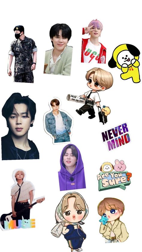 Jimin Printable, Printable Stickers