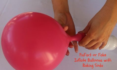 PinFact or Fake! Inflate balloon with Baking Soda Fake Balloons, Fake Video, Too Long, Baking Soda, Balloons, Felt, Baking