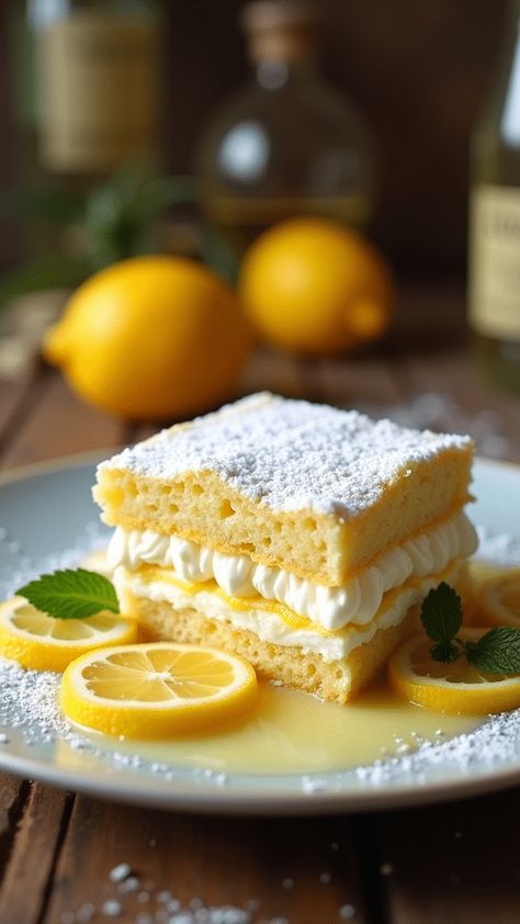 Limoncello Tiramisu Recipe Limoncello Tiramisu, Lemon Tiramisu, Lemon Yogurt Cake, Creamy Pudding, Lemon Dessert, Chicken Breakfast, Lemon Yogurt, Crockpot Breakfast, Tiramisu Recipe