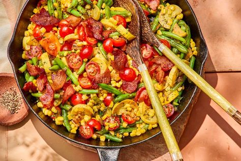 Succotash Recipe, Recipe Vegetables, American Dinner, Breakfast Party Foods, Vegetarian Mains, Easy Dinner Casseroles, Dinner Side, Dinner Club, Breakfast Party