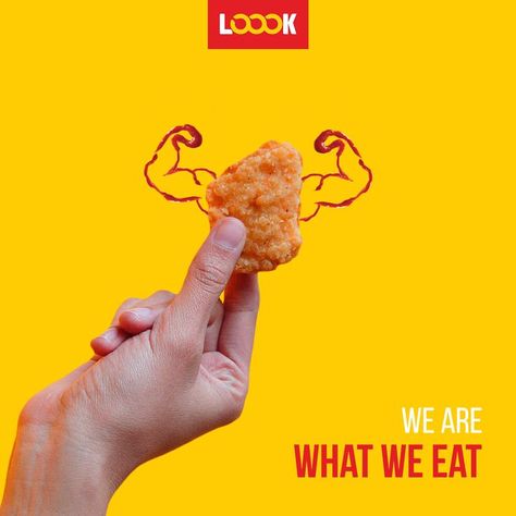 SMM post for fast food company Loook. Fast Advertising, Food Creative Post, Fast Food Social Media Post, Food Logo Ideas Creative, Fast Food Ads, Fast Food Social Media, Fast Food Poster, Logo Ideas Creative, Fast Food Advertising