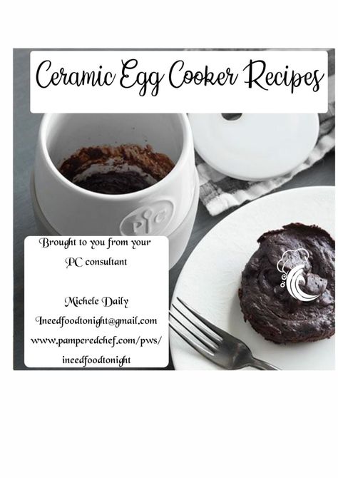 Ceramic Egg Cooker Recipes Pampered Chef, Pampered Chef Egg Cooker Recipes, Egg Cooker Recipes, Pampered Chef Brownie Pan Recipes, Pampered Chef Egg Cooker, Pampered Chef Desserts, Pampered Chef Brownie Pan, Ceramic Egg Cooker, Pc Gadgets