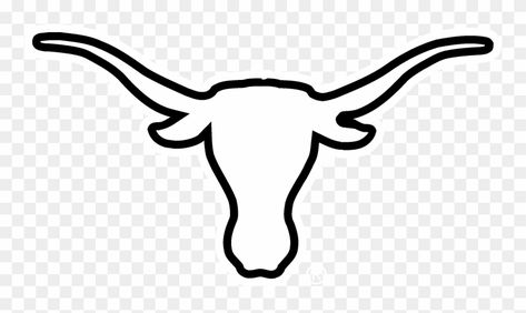 Texas Long Horn Drawing, Small Longhorn Tattoo, Texas Longhorn Tattoo, Longhorn Tattoo, Texas Longhorns Logo, Texas Outline, Ut Longhorns, Longhorn Steer, Longhorn Cow