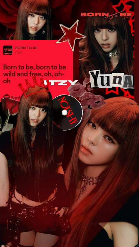 itzy yuna born to be era concept photos #itzy #itzyyuna #borntobe #era #conpect #yuna #kpop #wallpaper #darkred #dark Itzy Yuna, Concept Photos, Kpop Wallpaper