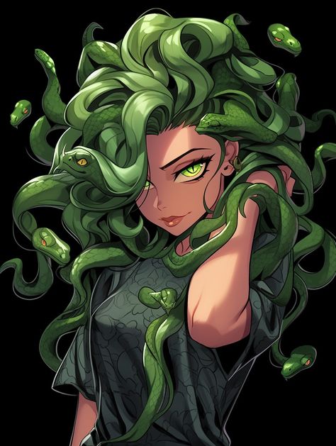 Male Gorgon, Male Medusa, Medusa Drawing, Greek Monsters, Medusa Gorgon, Medusa Art, Monster Book Of Monsters, Snake Art, Tatuaje A Color