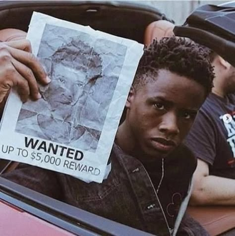 Tay K holding his wanted poster In Prison, Keep On, Dancing, On Twitter, Twitter