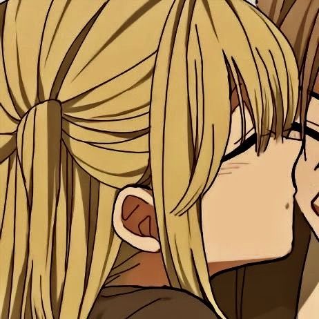 .»-#•vannii*::… Anime Matching Pfp Couple Blonde And Brown Hair, Light And Misa Matching Pfp, Trio Matching Pfps 2 Girl 1 Boy, Cool Pfps For Discord, Light And Misa, Anime Wall Prints !!, Y2k Profile Picture, Girl With Brown Hair, Best Anime Couples