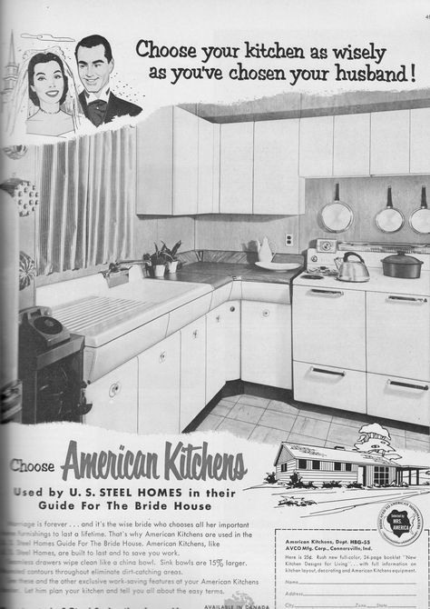 Vintage Metal Kitchen Cabinets, 1910 Kitchen, 1930s Kitchen, Metal Kitchen Cabinets, Kitchen Maid, American Kitchen, Retro Renovation, Magic Chef, Kitchen Vintage