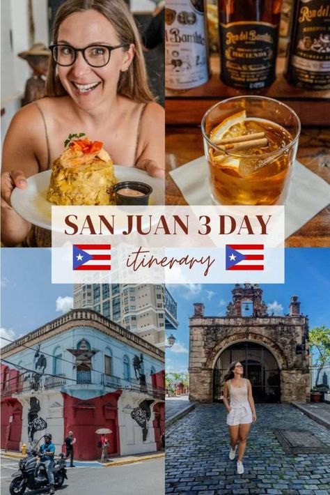 This 3 Day Itinerary for San Juan Puerto Rico will take you to the major sites across the city and help you plan epic day trips to popular places like el Yunque Rainforest, a bioluminescent bay, and for a night of dancing and drinks in Old San Juan. Old San Juan, El Yunque Rainforest, Bioluminescent Bay, Iceland Travel Guide, Puerto Rico Vacation, Mexico Travel Guides, San Juan Puerto Rico, Ocean Park, Christmas Travel