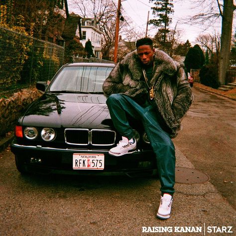 Raising Kanan, Power Tv Show, Bmw E32, Joey Badass, 90s Street Style, Hip Hop Classics, 90s Fashion Men, Cooler Style, Dapper Dan