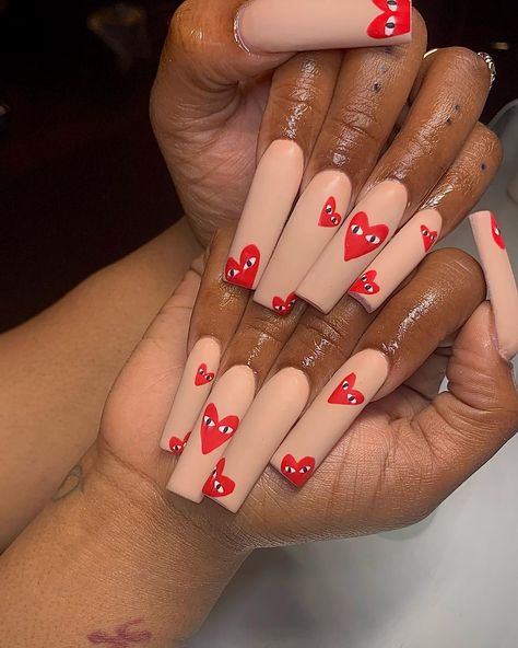 Cdg Nails, Brown Acrylic Nails, Walk With God, Short Square Acrylic Nails, Long Acrylic Nails Coffin, Nails And Screws, Be Encouraged, Long Square Acrylic Nails, Pink Acrylic Nails